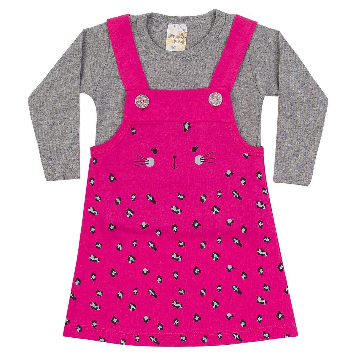 01 salopete feminina inverno rosa jd kids