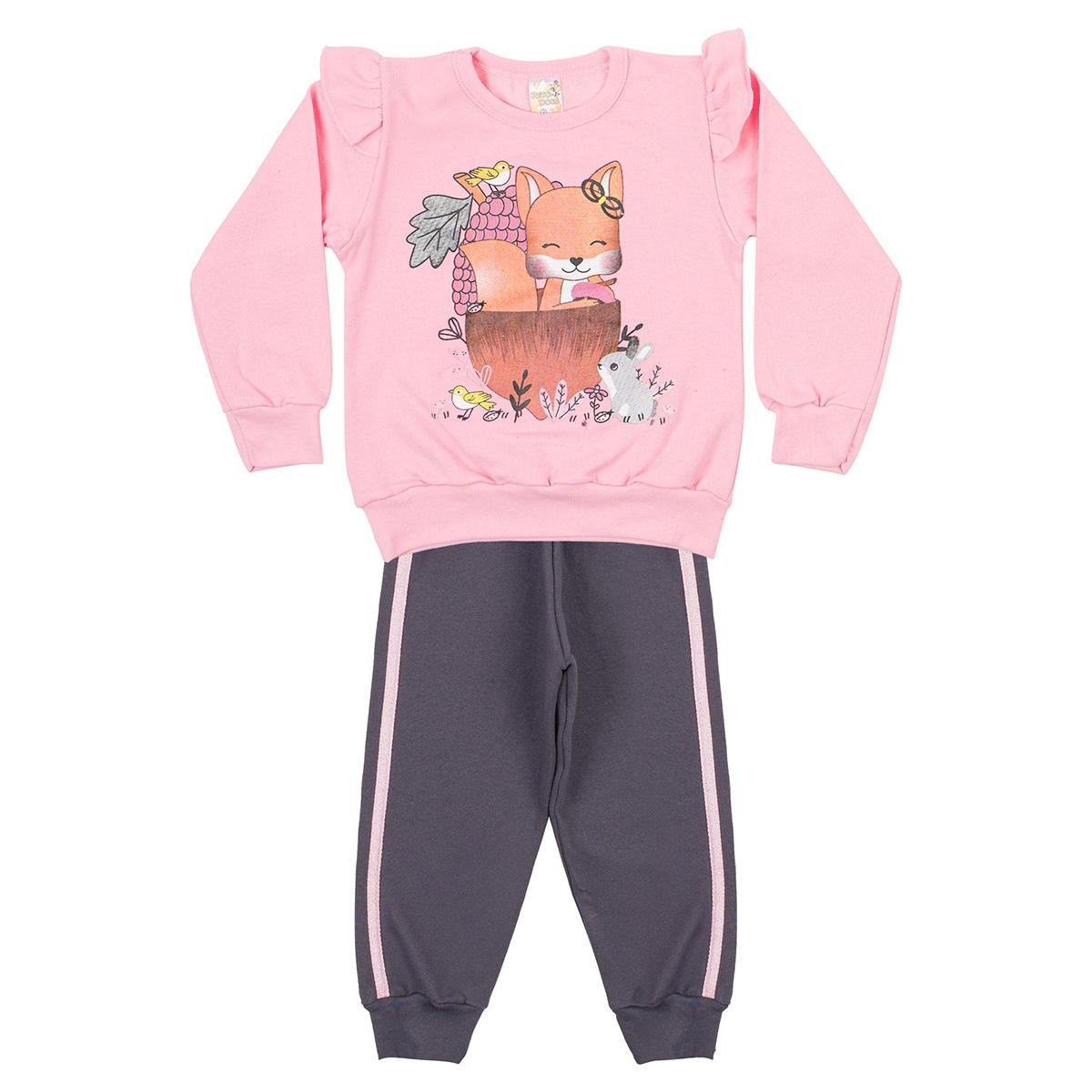 12 conjunto menina inverno mescla jd kids
