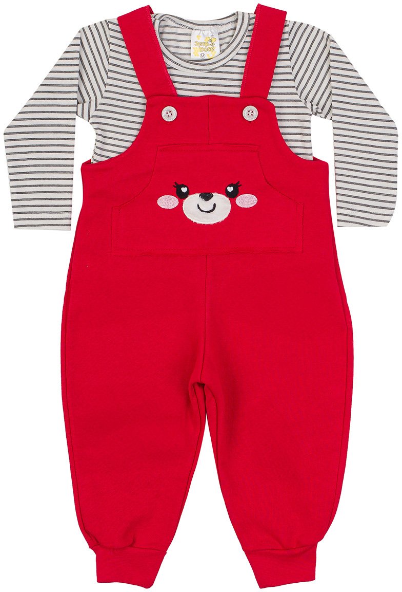 03 jardineira menina inverno com bolso mescla jd kids