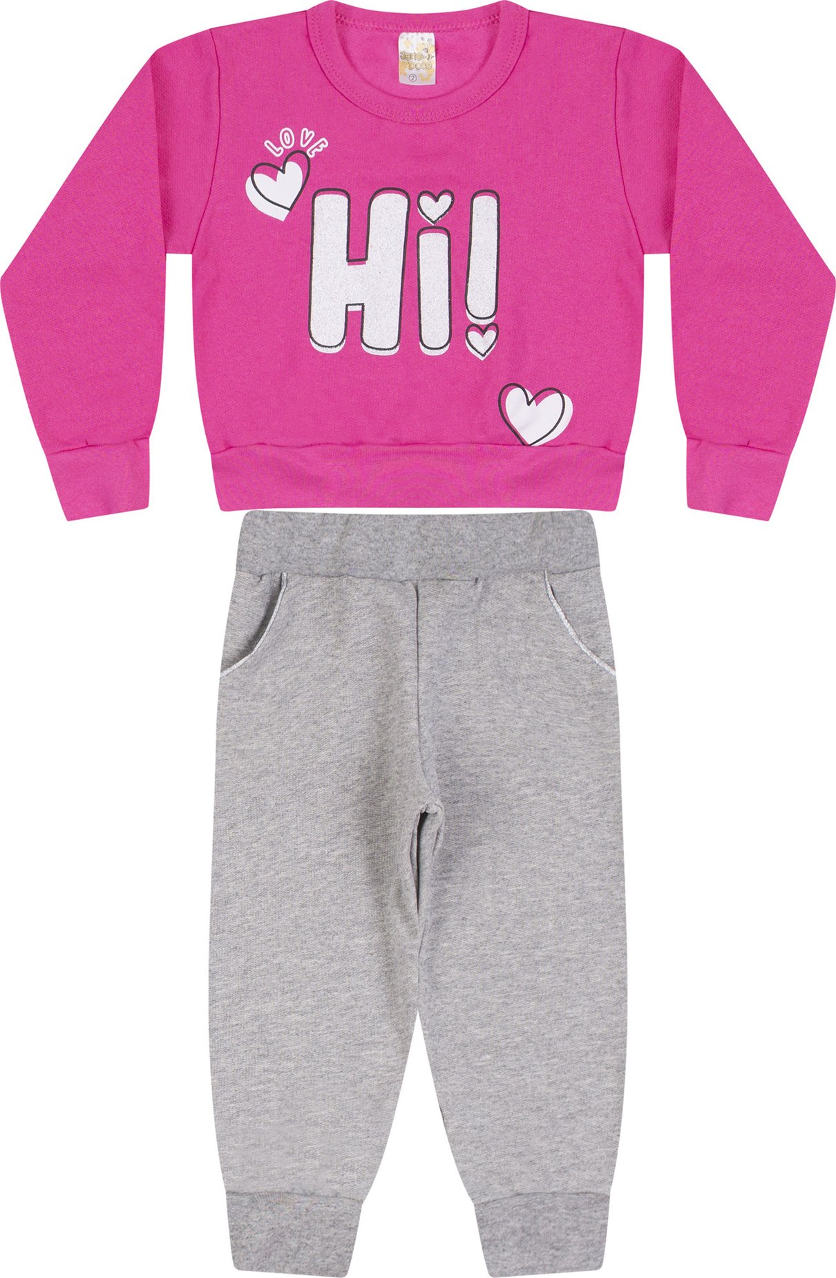 01 conjunto menina inverno pink jd kids