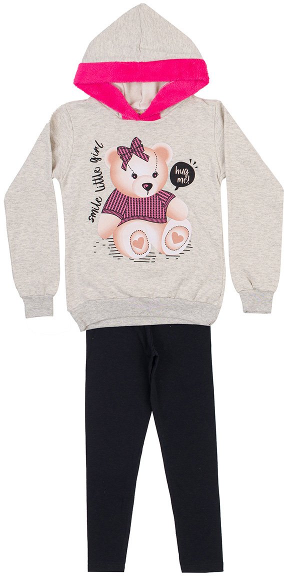 32 conjunto menina inverno mescla jd kids