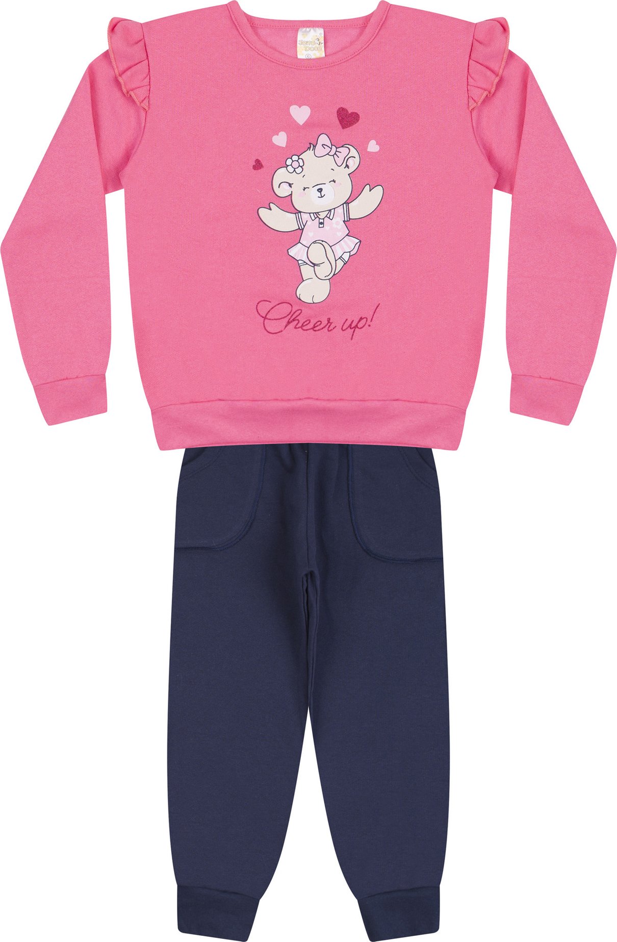 10 conjunto menina inverno melancia jd kids