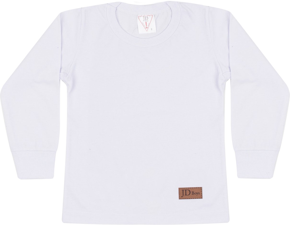01 blusa menino inverno branco jd kids