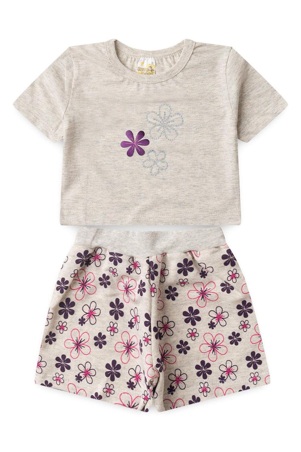 07 conjunto menina verao mescla jd kids