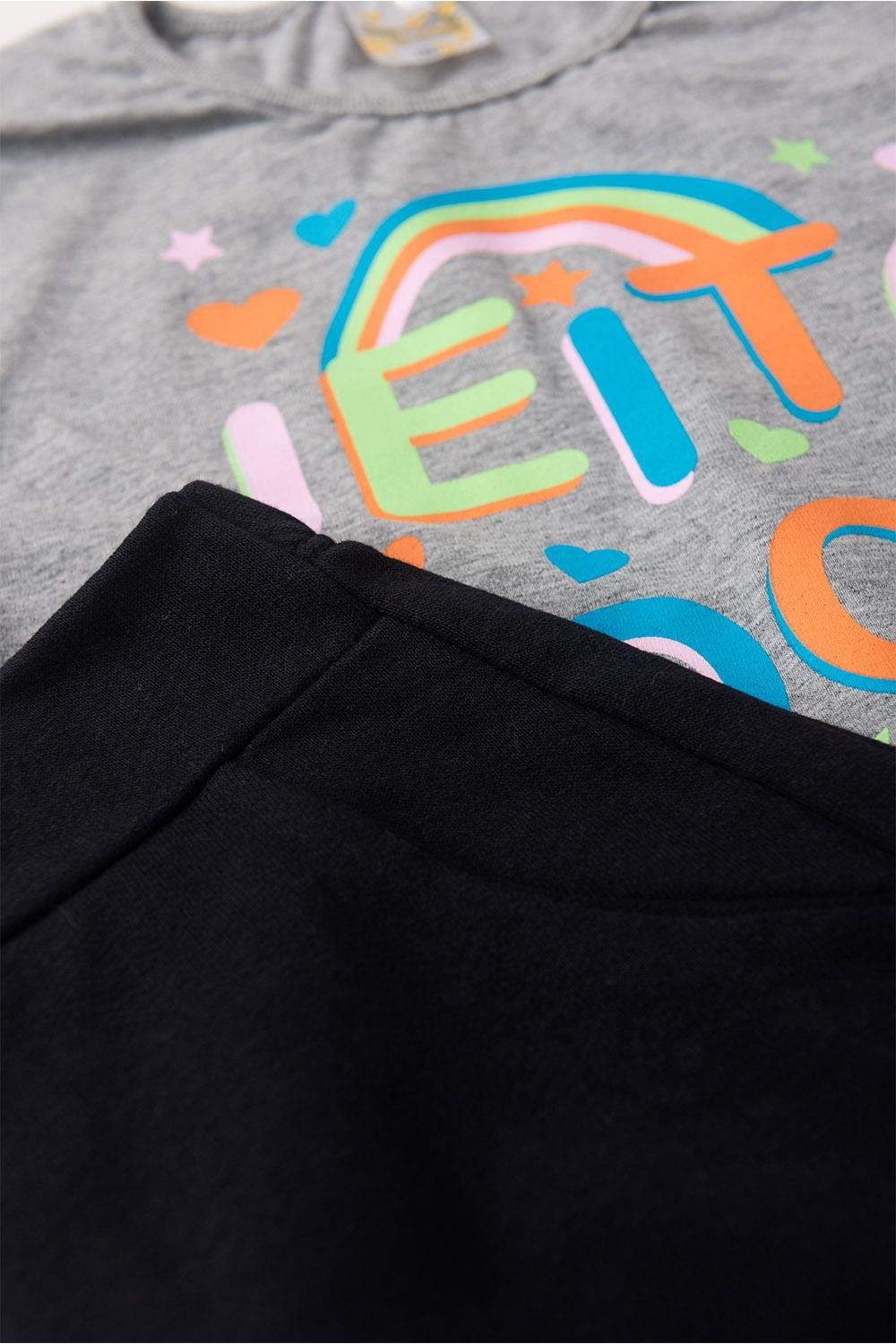 20 conjunto menina verao mescla jd kids