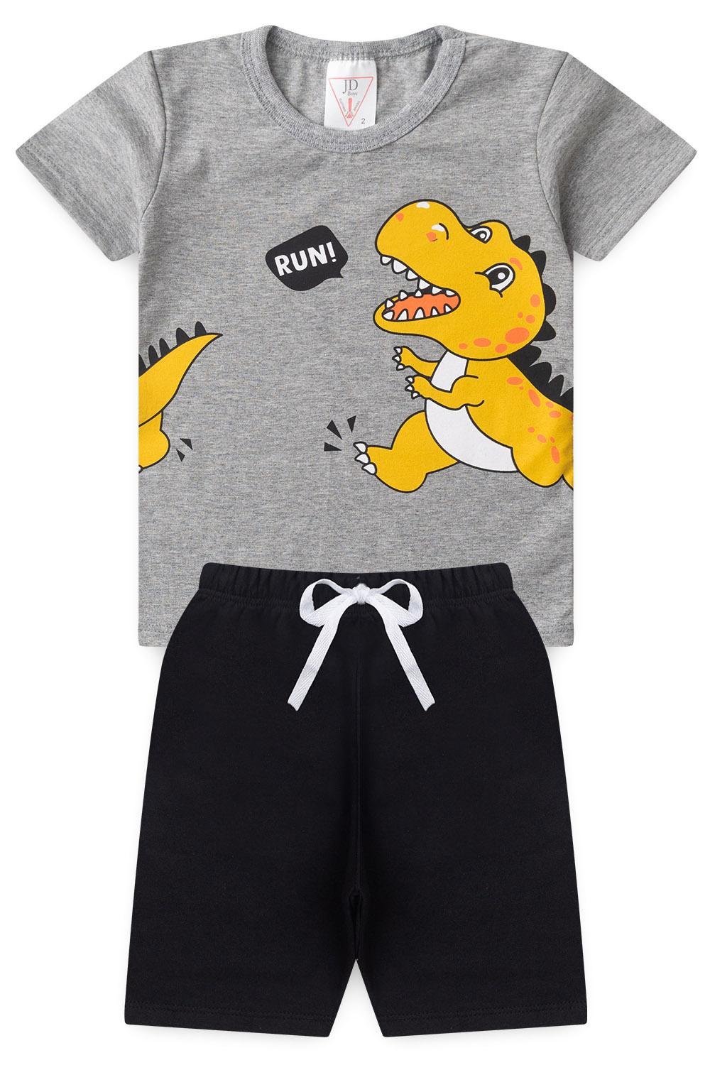 01 conjunto menino verao mescla jd kids