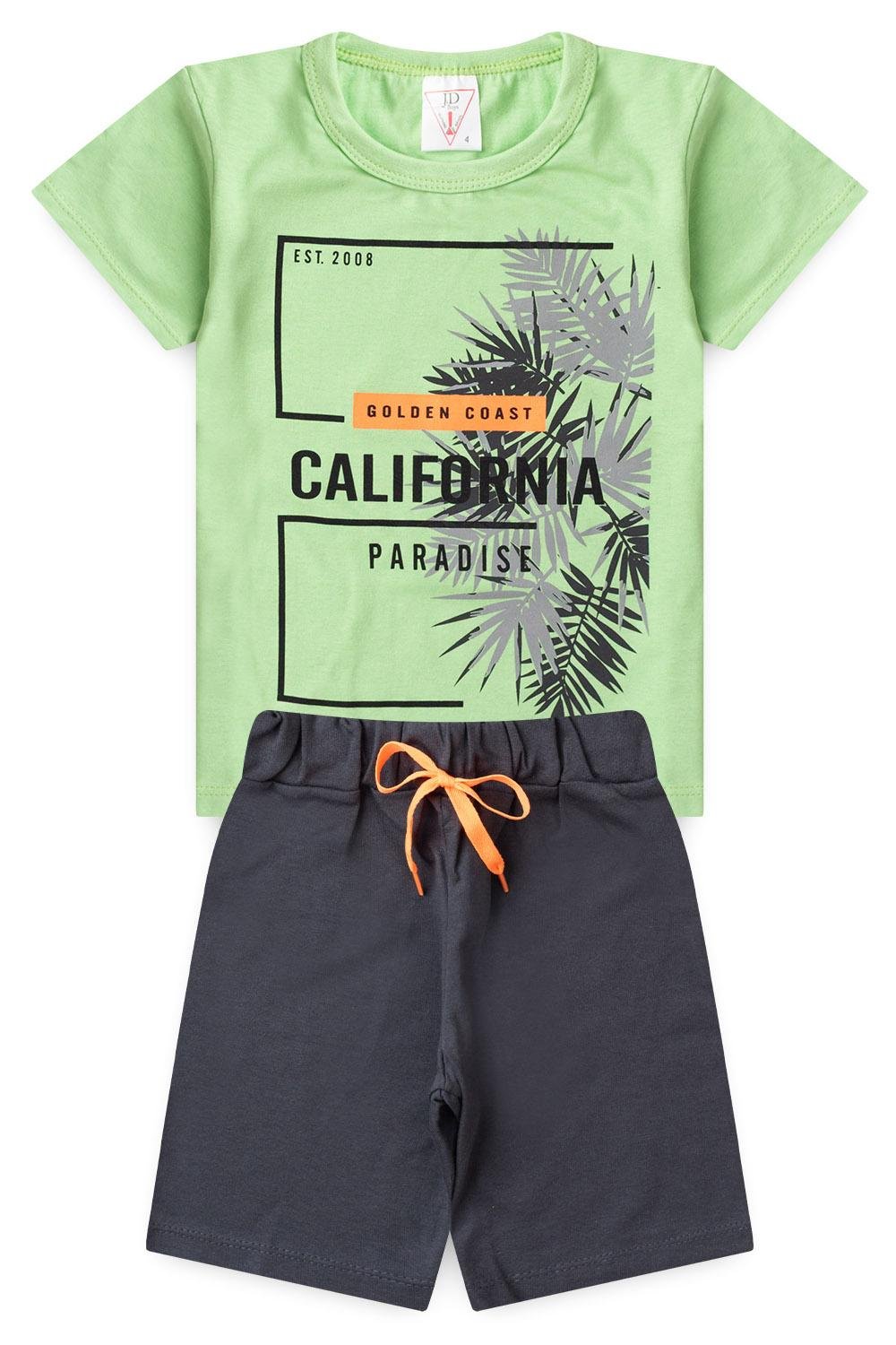 02 conjunto menino verao california verde jd kids