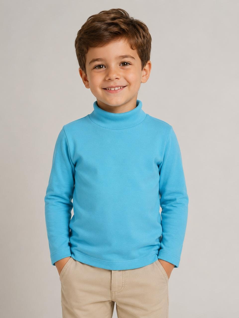 03 blusa cacharrel gola alta inverno azul claro jd kids