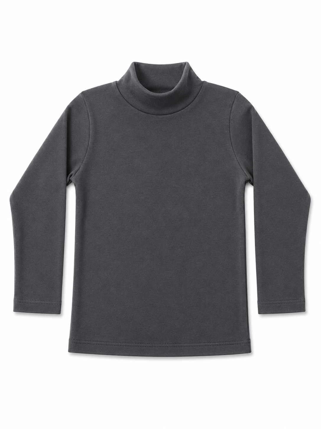 01 blusa cacharrel gola alta inverno chumbo jd kids
